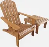 sweeek - Gartensessel Adirondack mit Fußstütze - Holzfarben Produktbild-Vorschau 1