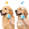 Spazzola Massaggiante per Bagno Cani e Gatti con Dispenser Anteprima dell’immagine prodotto 2