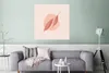 MuchoWow® Poster Abstrakte rosa Blatt Illustration 75x75 cm Produktbild-Vorschau 5