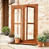 Gartendeko Fenster Metall Rost Optik 57x80cm Produktbild-Vorschau 3