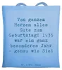 Mr. & Mrs. Panda Shopping Tasche Spruch 1935 Geburtstag - Produktbild-Vorschau 1