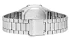 The back view of a silver Casio watch band and clasp. Produktbild-Vorschau