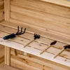 Outsunny Gartenschrank Holz Geräteschrank Schrank mit 2 Produktbild-Vorschau 8