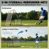 SPORTNOW Rebounder für Fußball, 2-in-1 Zweiseitig Faltbar Produktbild-Vorschau 4