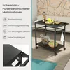 Wózek do grilla zewnętrznego z dwiema półkami, 4 Podgląd zdjęcia produktu 4