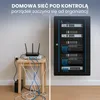 Extralink szafa wisząca 19\ 15U 450mm d szklana czarna Rack Podgląd zdjęcia produktu 1