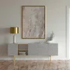 Klebefolie Möbel 45x25 cm - Geometrie Gold Grau - Produktbild-Vorschau 5