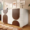 Elegante weiße Kommode mit geschwungenem Design, Produktbild-Vorschau 12