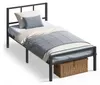 VASAGLE Metallbett 90 x 200 cm, stabiler Bettrahmen mit Produktbild-Vorschau 2
