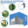 COSTWAY Gazebo pieghevole 3x3 m con 4 pareti laterali Anteprima dell’immagine prodotto 8