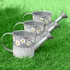 Belle Vous 3Stk Metall Gießkanne Deko Silber - 550ml Produktbild-Vorschau 5