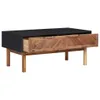 vidaXL Couchtisch 90x50x40 cm Akazie Massivholz und MDF - Produktbild-Vorschau 2