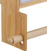 Relaxdays Wandrollenhalter 3-fach, Küchenrolle, Alufolie, Produktbild-Vorschau 6
