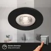 LED Einbauleuchten Einbaustrahler Bad 3er Set dimmbar Produktbild-Vorschau 3