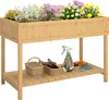 Outsunny Hochbeet 8 Fächer Pflanztisch Blumenkasten Produktbild-Vorschau 1
