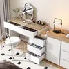 MODFU Bureau Avec Tiroirs 5 Compartiments, Style Classique Voir les images du produit 2