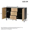 Credenza Merax con 3 cassetti e 2 ante, mobile da salotto Anteprima dell’immagine prodotto 8