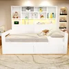 STILVORA Schlafsofa 90x200 cm mit hydraulischem Stauraum Produktbild-Vorschau 1