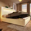 Flieks letto imbottito idraulico 180x200cm con porte di Anteprima dell’immagine prodotto 3