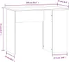 vidaXL Schreibtisch Betongrau 100x55x75 cm Holzwerkstoff Produktbild-Vorschau 8