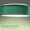 Navaris LED Deckenleuchte 22W - Rund ∅ 40cm - Design Samt Produktbild-Vorschau 5
