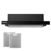 Heinner HTCH-MD400GBK Einbau-Dunstabzugshaube 60 cm, 400 Produktbild-Vorschau 1