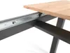 Esstisch Artisan Eiche und Anthrazit Industrial ausziehbar Produktbild-Vorschau 6
