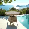 tectake® Aluminium Gartentisch wetterfest und UV-beständig Produktbild-Vorschau 8