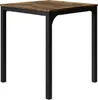 Tavolo da pranzo Vicco Fyrk Nero/quercia rustico 70 x 70 Anteprima dell’immagine prodotto 1