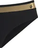 LASCANA Bikini-Hose Elodie schwarz-goldfarben Größe 40 Produktbild-Vorschau 4
