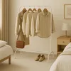 Portaabiti Relaxdays, A x L x P: 150 x 110 x 40 cm, con Anteprima dell’immagine prodotto 3