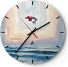 Wanduhr - Rund - Glasuhr - Sprung Freiheit Surrealismus - Produktbild-Vorschau 1