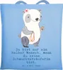 Mr. & Mrs. Panda Jutebeutel Schmuckverkäuferin Herz - Sky Produktbild-Vorschau 1