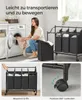 SONGMICS koš na prádlo 4×35 l, černý Náhled obrázku produktu 3