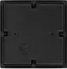 A close-up, top-down view of a black outdoor wall light fixture. Produktbild-Vorschau