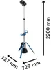 Bosch Professional Lampada da cantiere a batteria Bosch Anteprima dell’immagine prodotto 8