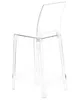 BELIANI Set aus 2 Barhockern Transparenter Kunststoff 99 cm Produktbild-Vorschau 6