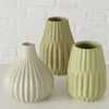 Blumenvase aus Keramik im 3er Set Mattes Design Mehrfarbig Produktbild-Vorschau 3