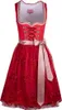 Dirndl Nakita 60cm Länge rot 34 Produktbild-Vorschau 1