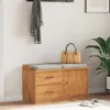 vidaXL Lavica do predsiene SANDNES 87x40x50 cm z masívneho Náhľad obrázku produktu 2
