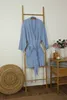 Kimono Lissabon - Himmelblau OneSize Produktbild-Vorschau 2