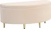 MODFU Banc de Rangement - Banquette Rembourrée en Velours, Voir les images du produit 5