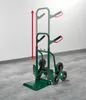 A green stair climbing hand truck is shown against a light gray and white background. Produktbild-Vorschau