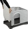 Ferplast Hundehütte Villa 70 Grau 73 x 59 x 53 cm 87253099 Produktbild-Vorschau 3