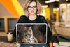 MuchoWow® Laptop Aufkleber Sticker Cover Tiger - Felsen - Produktbild-Vorschau 5