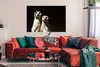 MuchoWow® Poster Schwarz - Erdmännchen - Tiere 120x80 cm - Produktbild-Vorschau 2