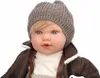 Baby-Puppe Arias Elegannce Iria Braun Grau 45 cm Produktbild-Vorschau 3
