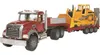 bruder MACK Granite Tieflader und JCB 4CX Baggerlader, Produktbild-Vorschau 6