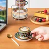 VANCASSO 4dílná sada šálků, porcelánová sada na espresso, Náhled obrázku produktu 4