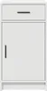vidaXL Sideboard avec tiroirs blanc 40 x 40,5 x 75 cm Bois Voir les images du produit 6